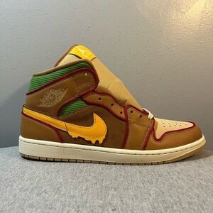 NEW Nike Air Jordan 1 Mid SE 'Cheeseburger' - Size 11.5 IB7403-224🔥🔥​​